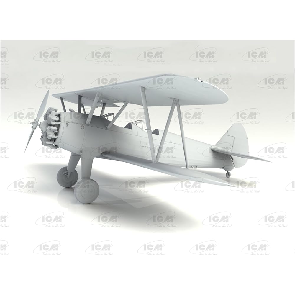 ICM 1/32 US Air Force Stearman PT-17 w/Female Cadet Plastic Model 32051