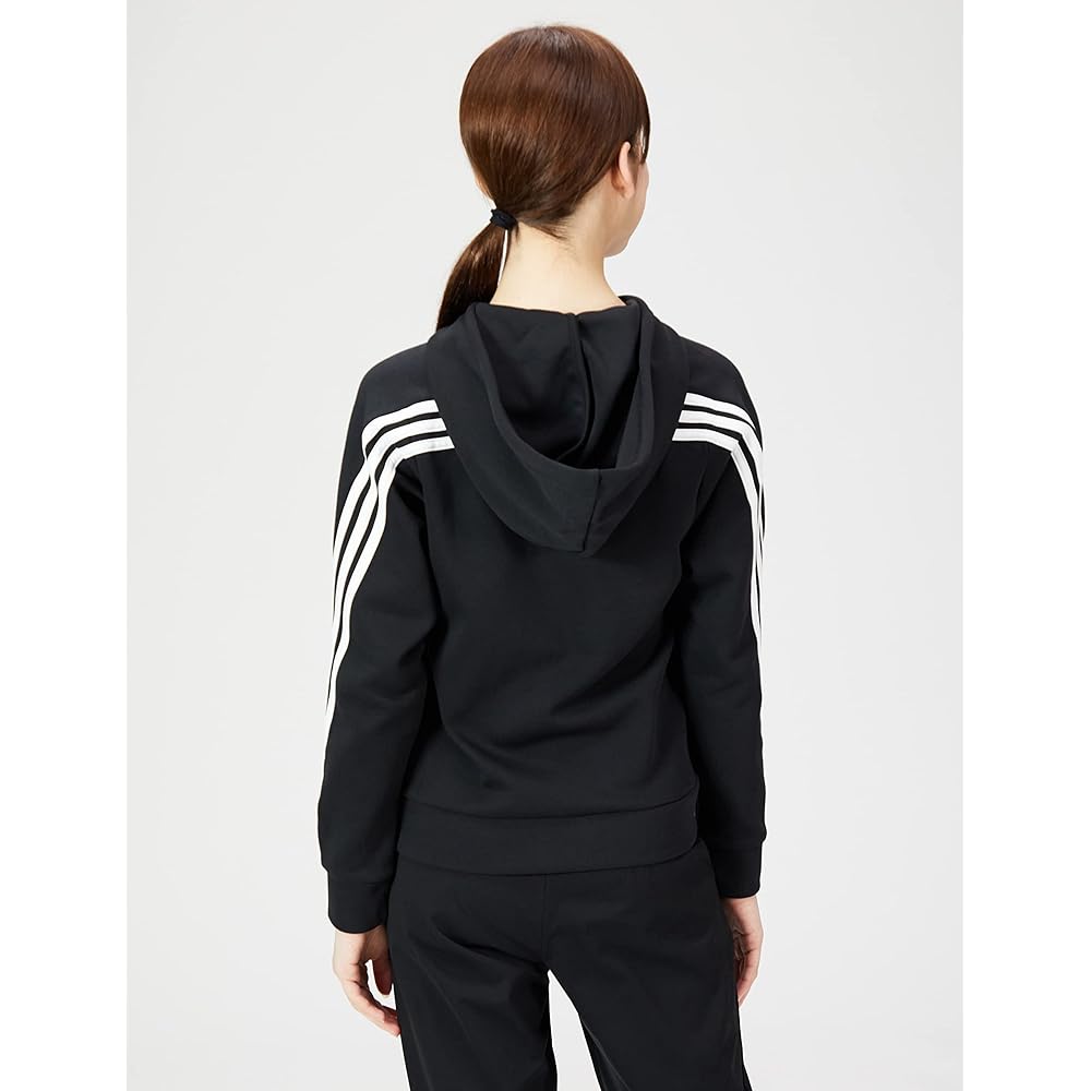 Adidas V0687 Women's Sweatshirt Hoodie Sportswear Future Icon 3 Stripes Hooded Track Top