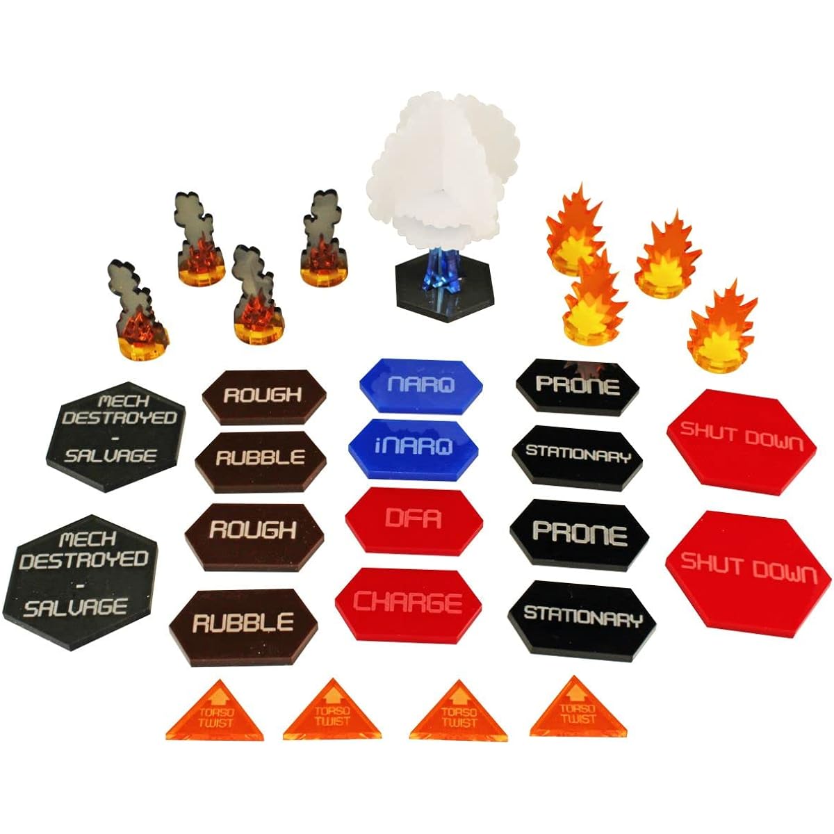 Advanced Mecha Combat Token Set