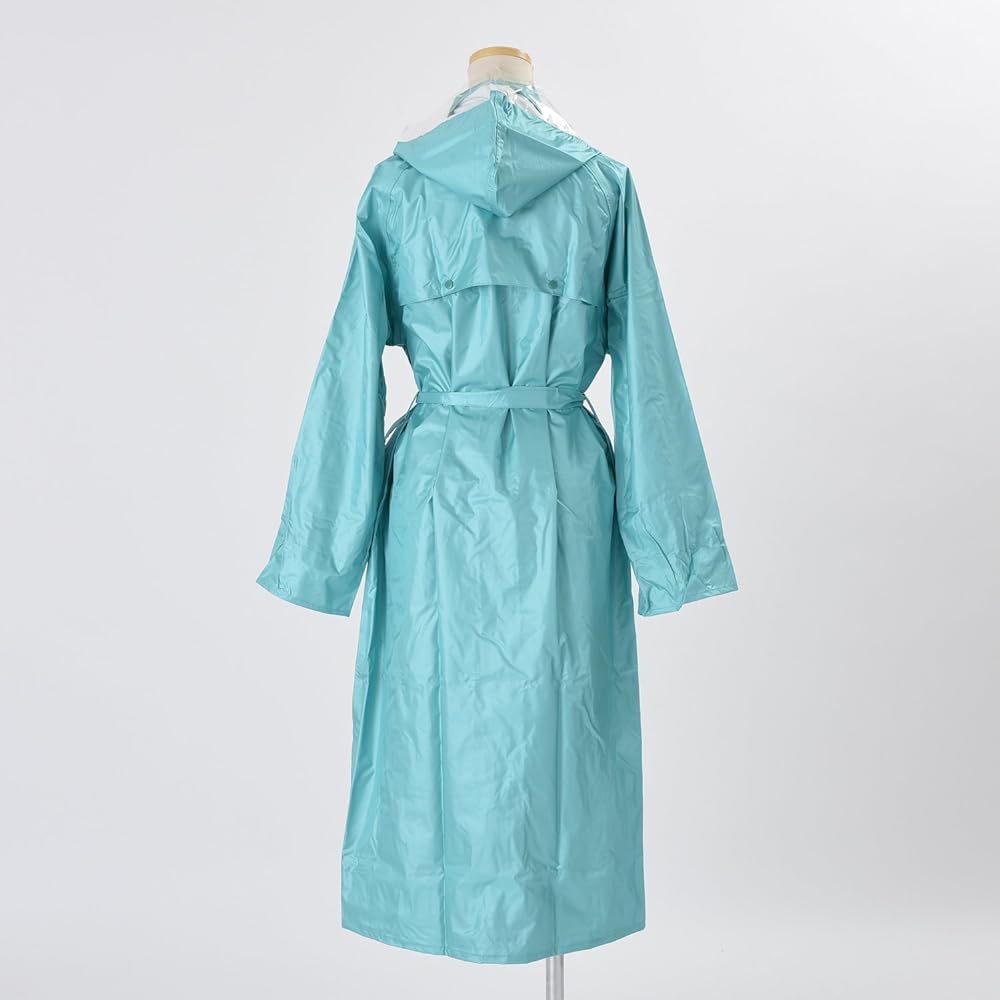 Kinkame Revita Raincoat, Made in Japan, 12 Colors, 6 Sizes, Light Green, L(120), Waterproof, 2.5 Layers, Water Stop Tape, K9000-LGR-120