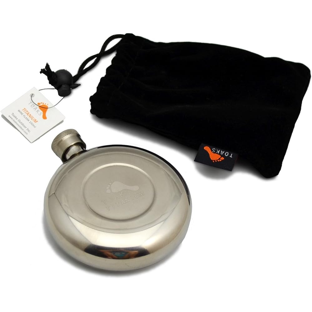 (トークス)TOAKS Titanium Wine Flask 150ml FLASK-150