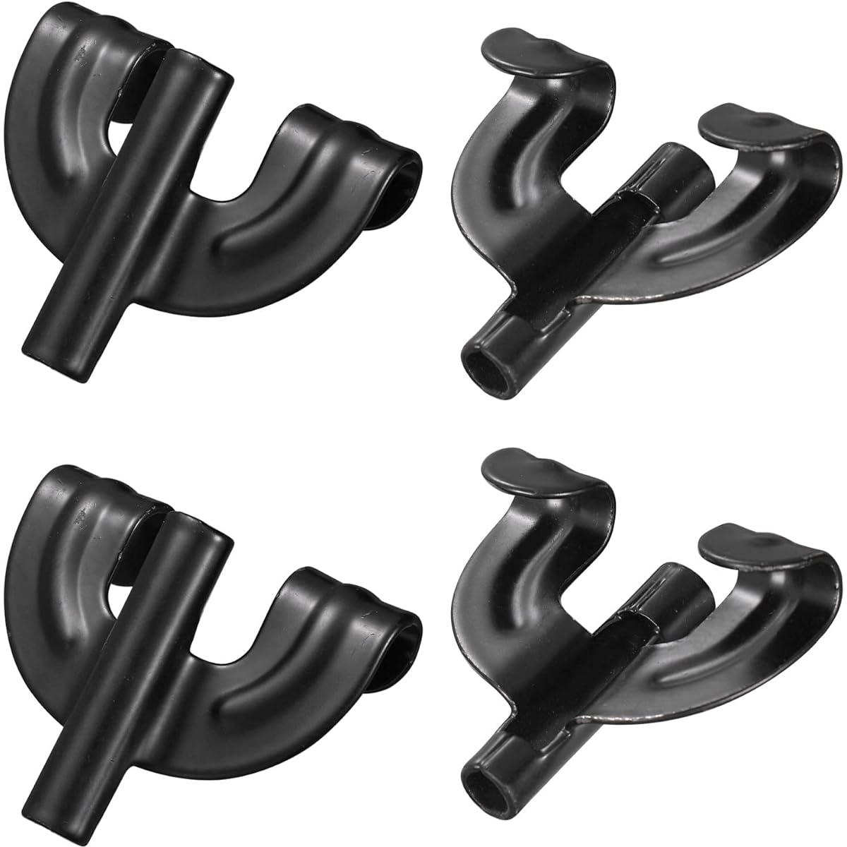 Facmogu 16 Pieces Drum Claw Hook Claw Hook for Bass Drum Bass Drum Replacement Percussion Claw Hook Bass Drum Percussion Instrument Replacement Hardware Pack - Black