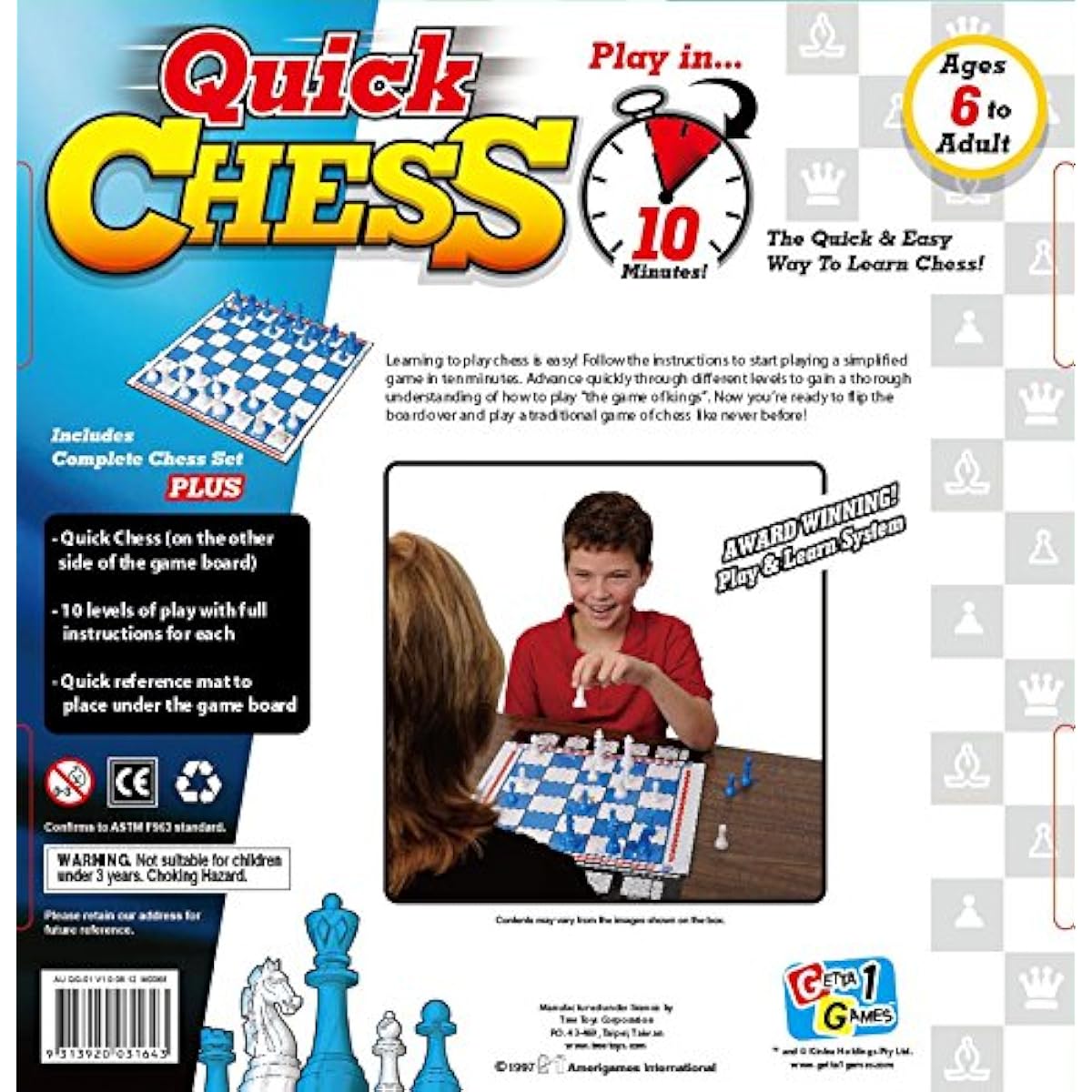 Quick Chess Board Game