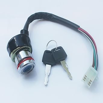 KIPA 6 Wire Key Ignition Switch for Kazuma Meerkat 50CC Falcon 90CC 110CC 125cc RedCat ATV Quad