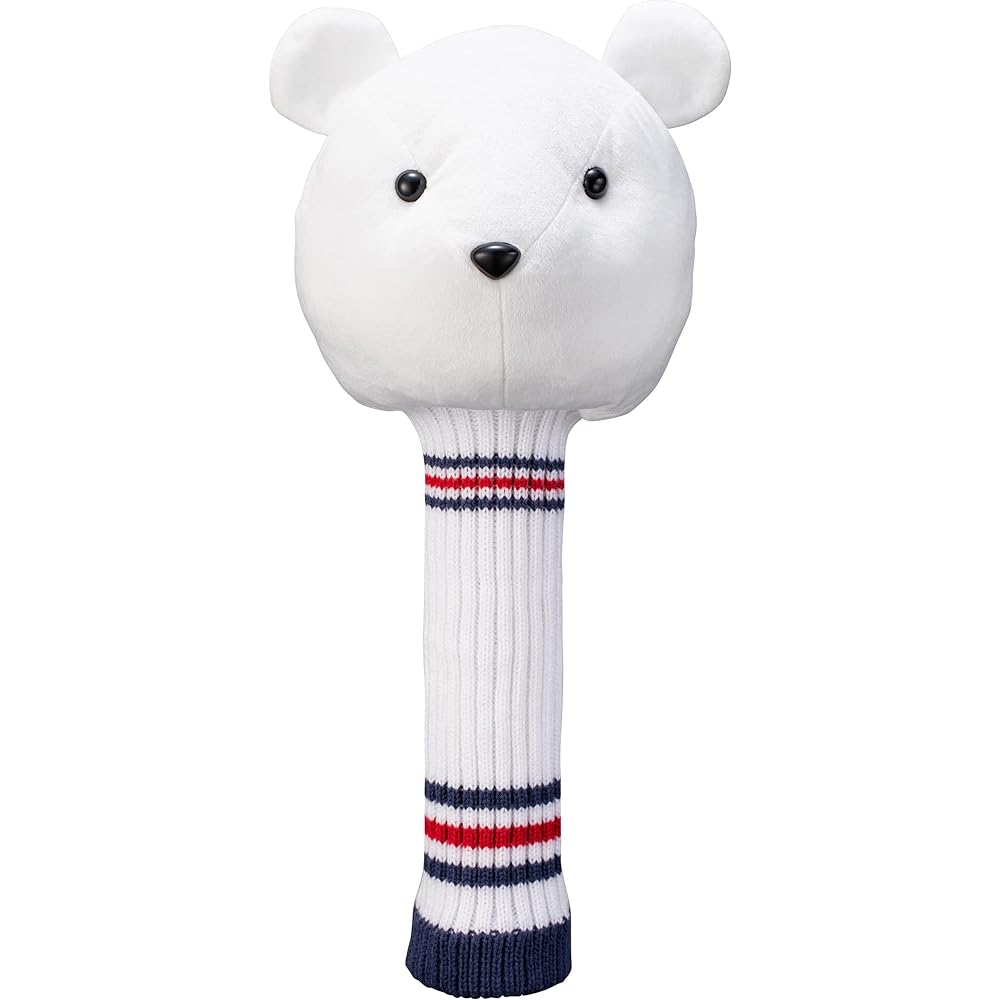 Callaway Head Cover BEAR DR WHT FW 22 (460CC compatible for DR) Men's