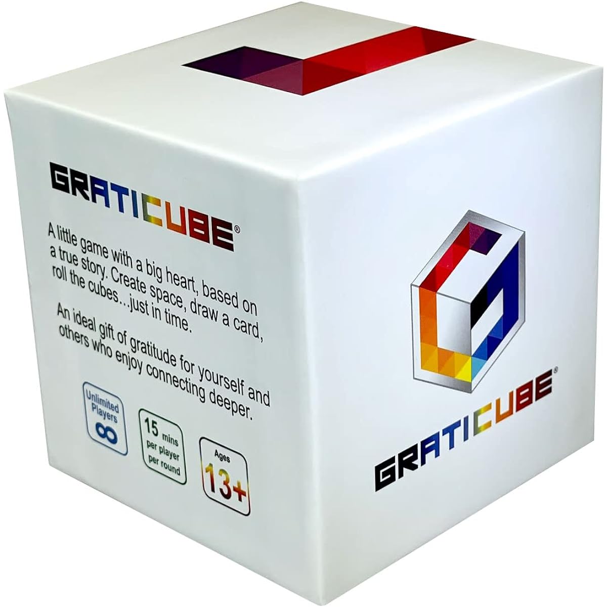 Graticube Gratitude Card Game with Time and Space Dice Unleash Deep Connections Now