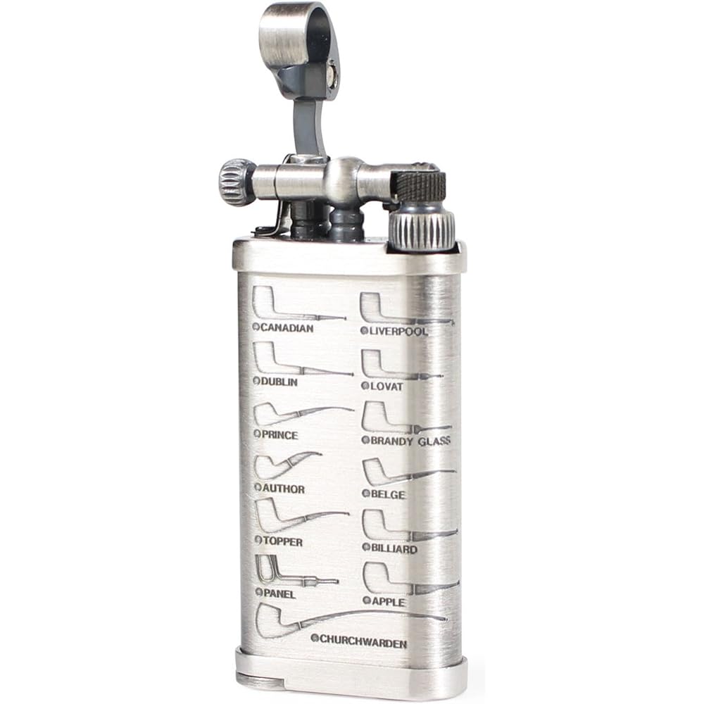 im corona Gas Lighter Pipe Lighter Old Boy Made in Japan Double Sided Pipe 64-7415