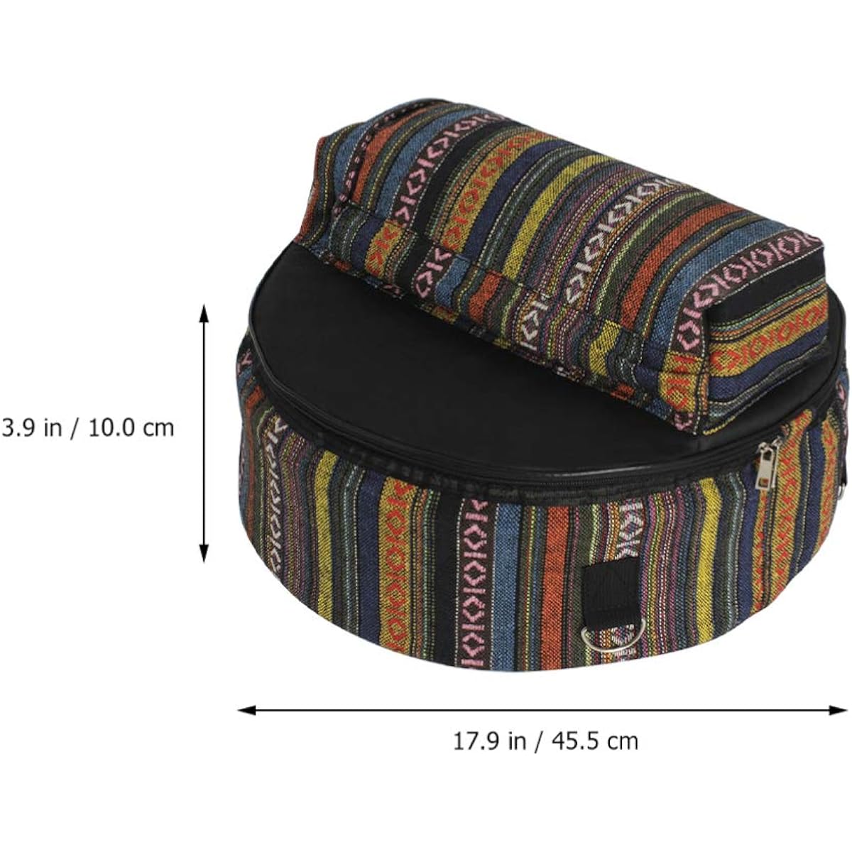 Tambourine Carry Case Snare Drum Storage Bag Drum Bag Backpack Carry Case Shoulder Bag External Pocket Percussion Instrument Accessories Snare Drum Handheld Bag Padded Snare Bag