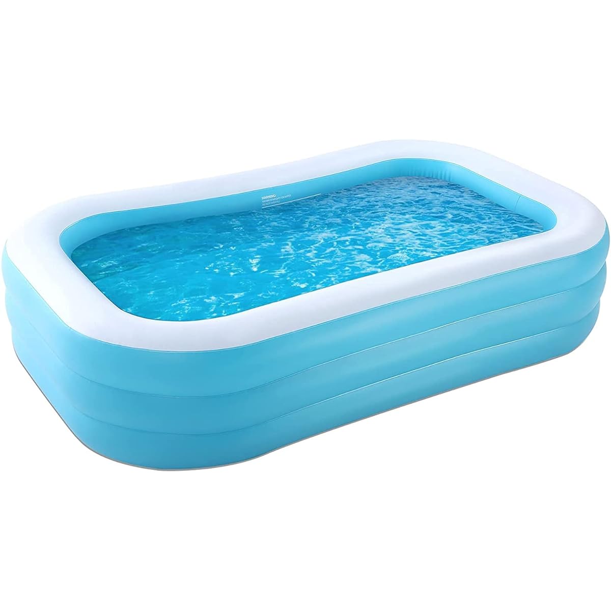 Inflatable Pool, Inflatable Pool Full Size Inflatable Pool Easy Set Up 95" x 56" x 22" Outdoor Backyard - Summer Water Party