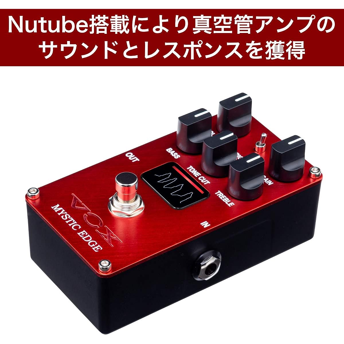 VOX Compact Effector for Electric Guitar MYSTIC EDGE VE-ME Mystic Edge Vacuum Tube Equipped with Nutube VOX AC30