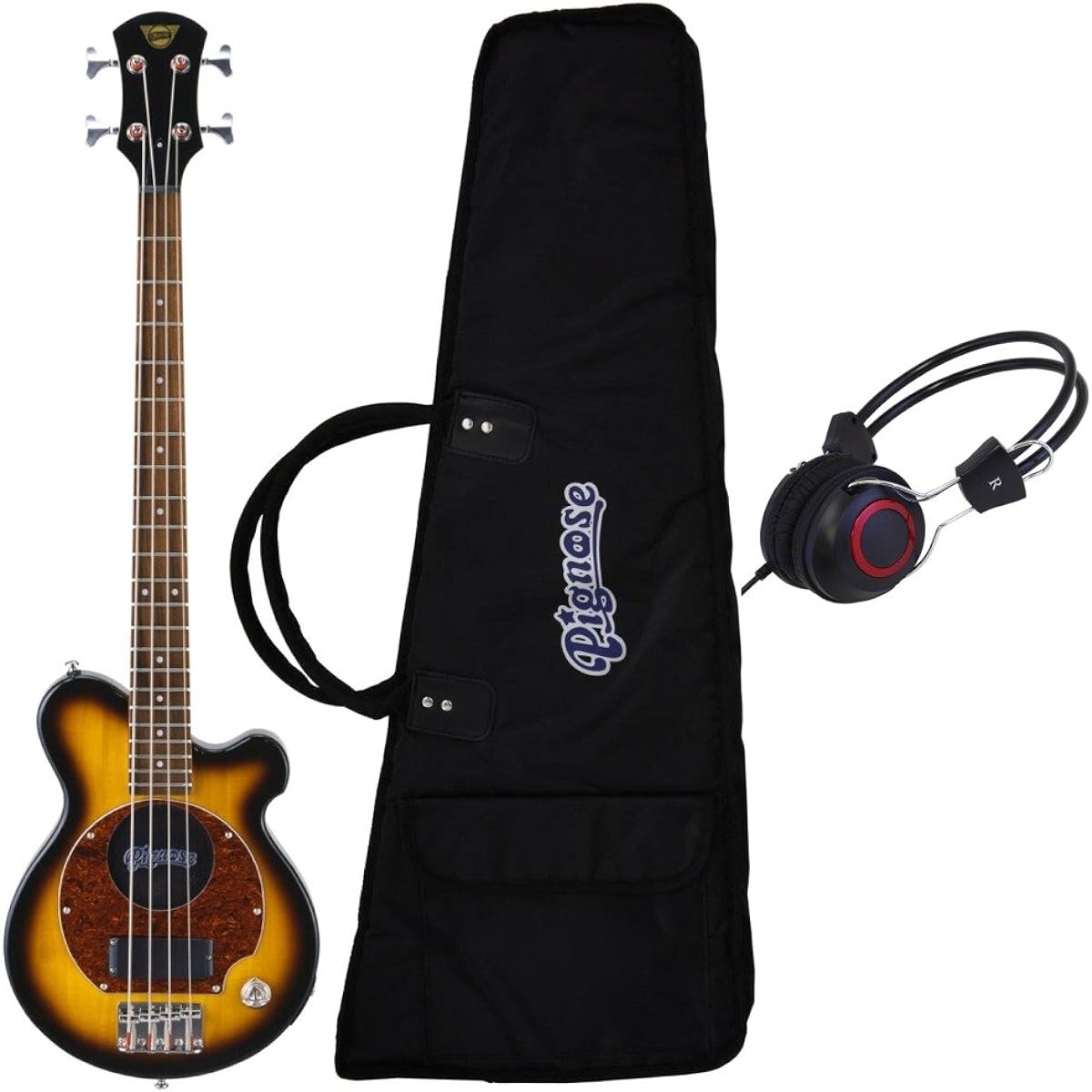 [With headphones] Pignose PGB-200 BS bass with built-in amplifier