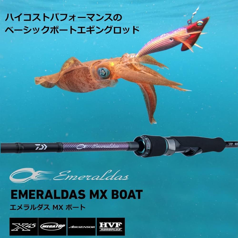 DAIWA Egging Rod Tip Run/Omorig Emeraldas MX BT 511LS/65LS/65MLS/70MLS (2022 Model)