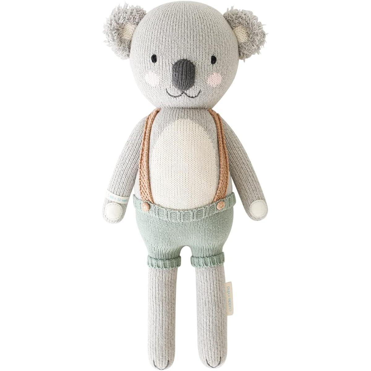cuddle+kind Quinn The Koala Regular 20" Hand Crocheted Doll - 1 Doll = 10 Meals Fair Trade Heirloom Quality Handmade in Peru 100% Cotton Yarn