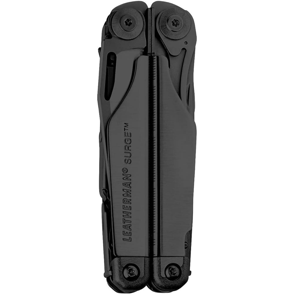 LEATHERMAN Multi Tool SURGE BLACK Comes with MOLLE black case [Genuine Japanese product] 25 year warranty LTJ mark SURBK-NM