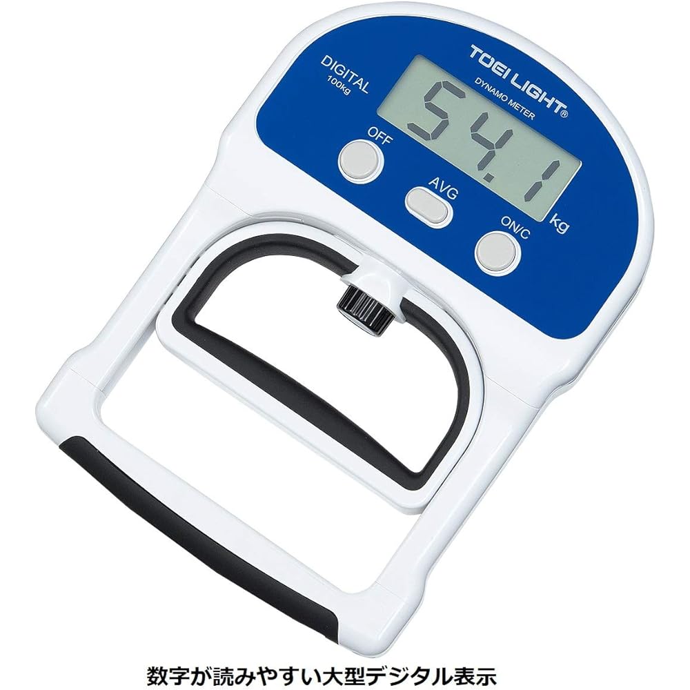 TOEI LIGHT Digital Grip Strength Meter TL2 Made in Japan Compatible with physical strength measurement procedures For 5~100 (0,1 units) Load cell type T1854