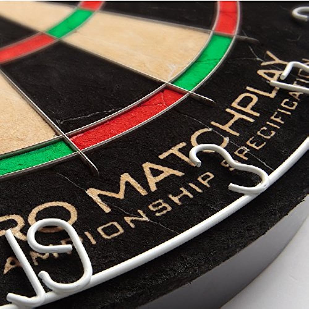 Harrows Men's Pro Matchplay Bristle Dart Board Dartbard One Size Black [Misc. ]