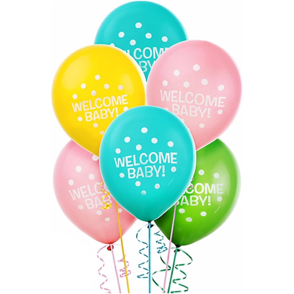 New Baby Girl Arrival Baby Shower Balloon - 10ct