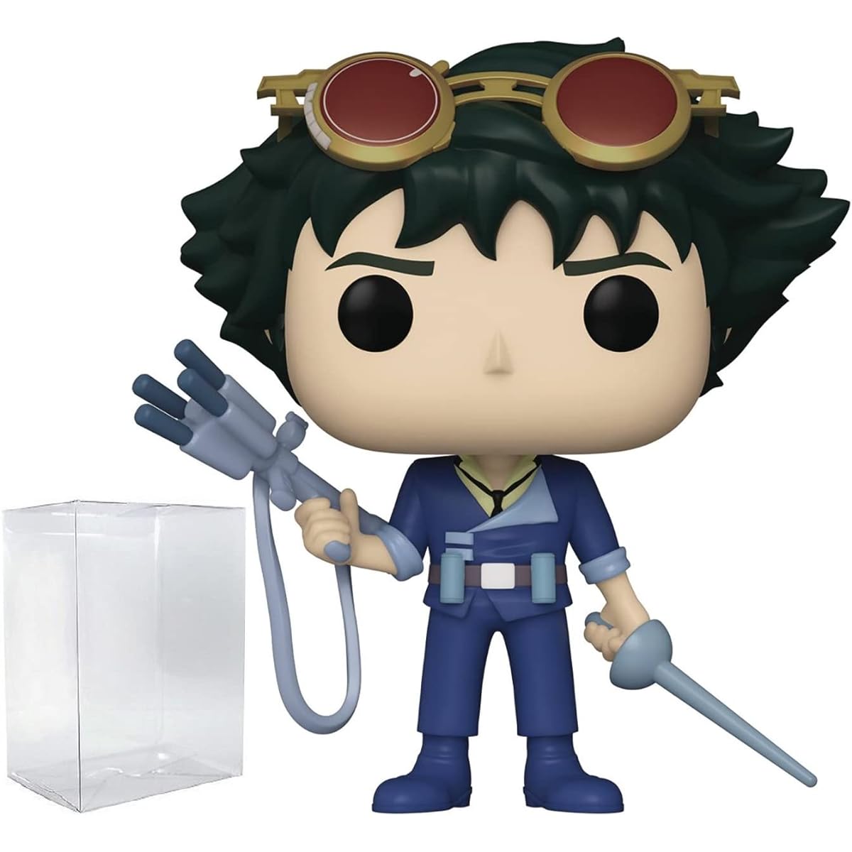 POP Cowboy Bebop - Spike Spiegel with Weapons and Sword Funko Pop! Vinyl Figure (Includes Compatible Pop Box Protector Case), Multicolor, 3.75 Inch