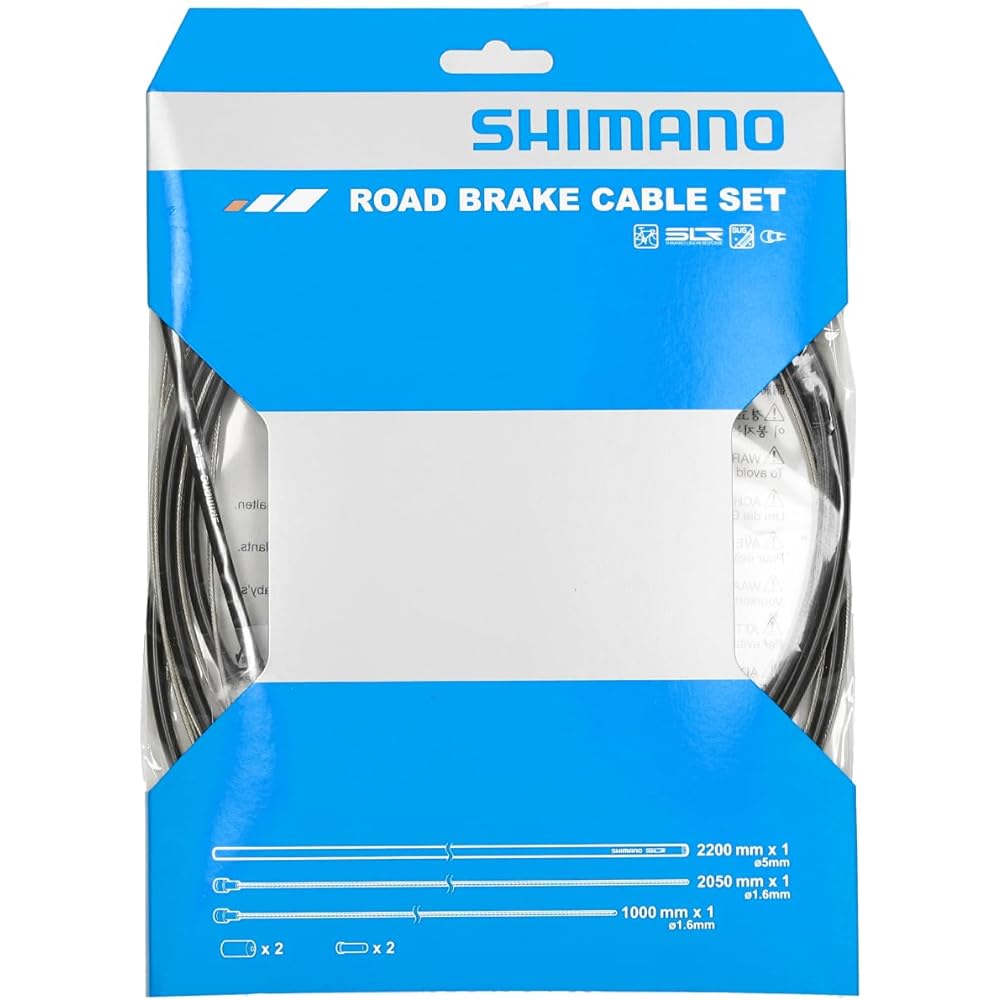 SHIMANO Repair Parts Brake Cable Set Stainless Steel ROAD Black Y80098019