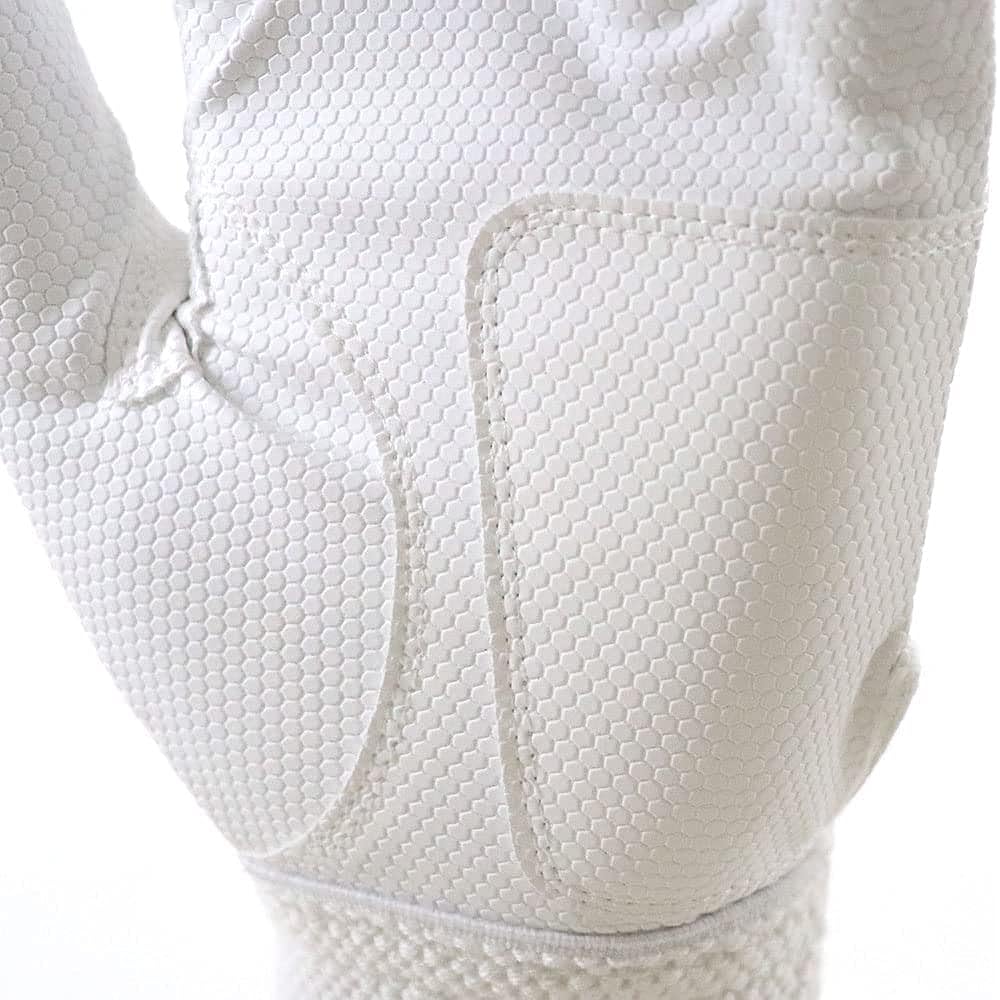 [ZETT] Batting gloves for high school students, for both hands, bg613hs white black
