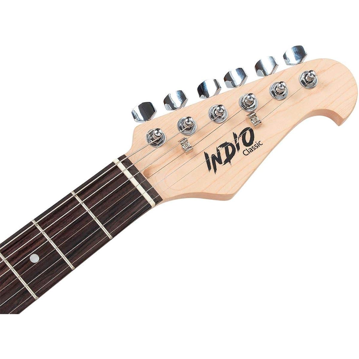 Monoprice 6-String Solid Body Electric Guitar Ambidextrous Black (610370)