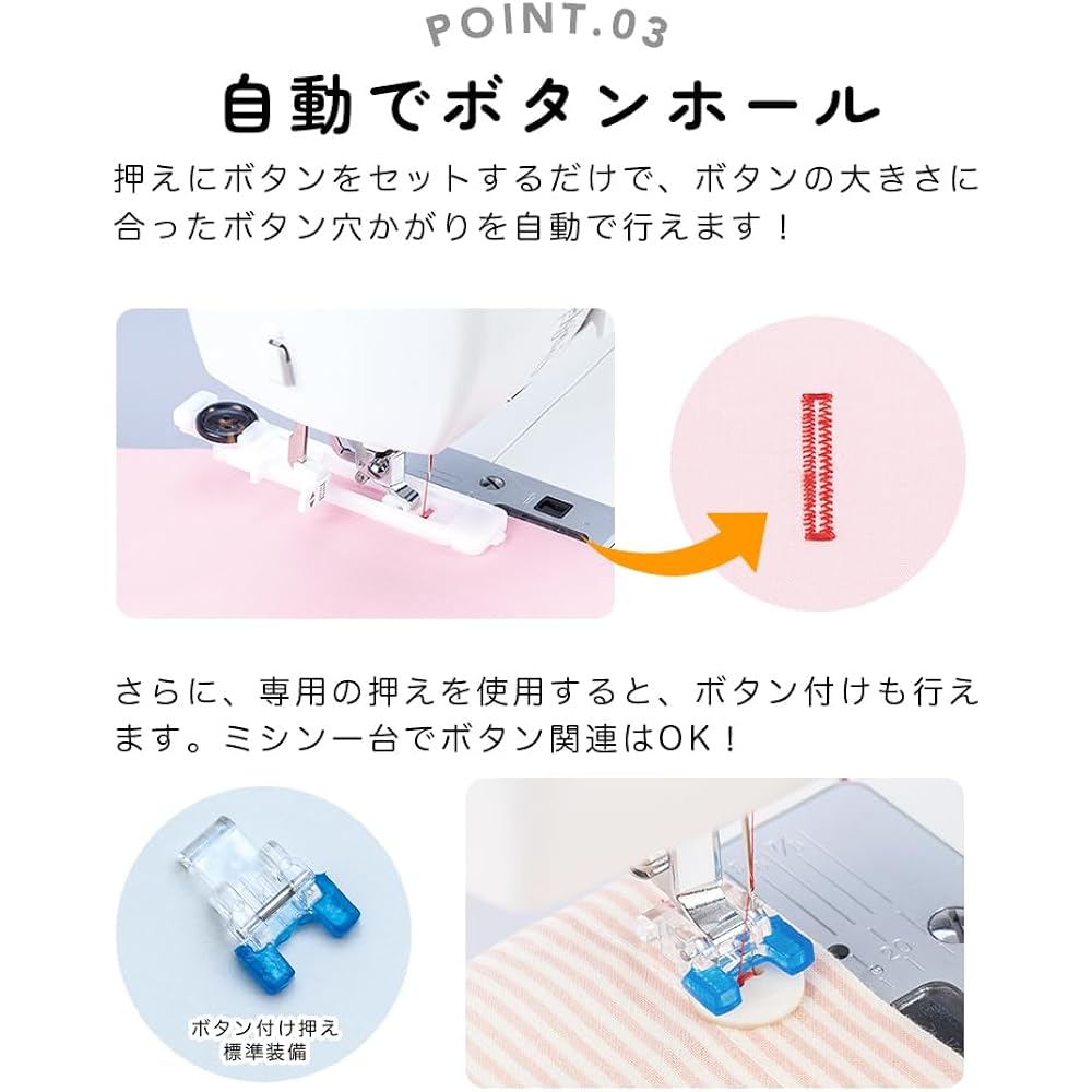 JUKI Electric Sewing Machine with Foot Controller, Easy to Operate, Compact for Beginners, School Enrollment, Childcare HZL-40NS