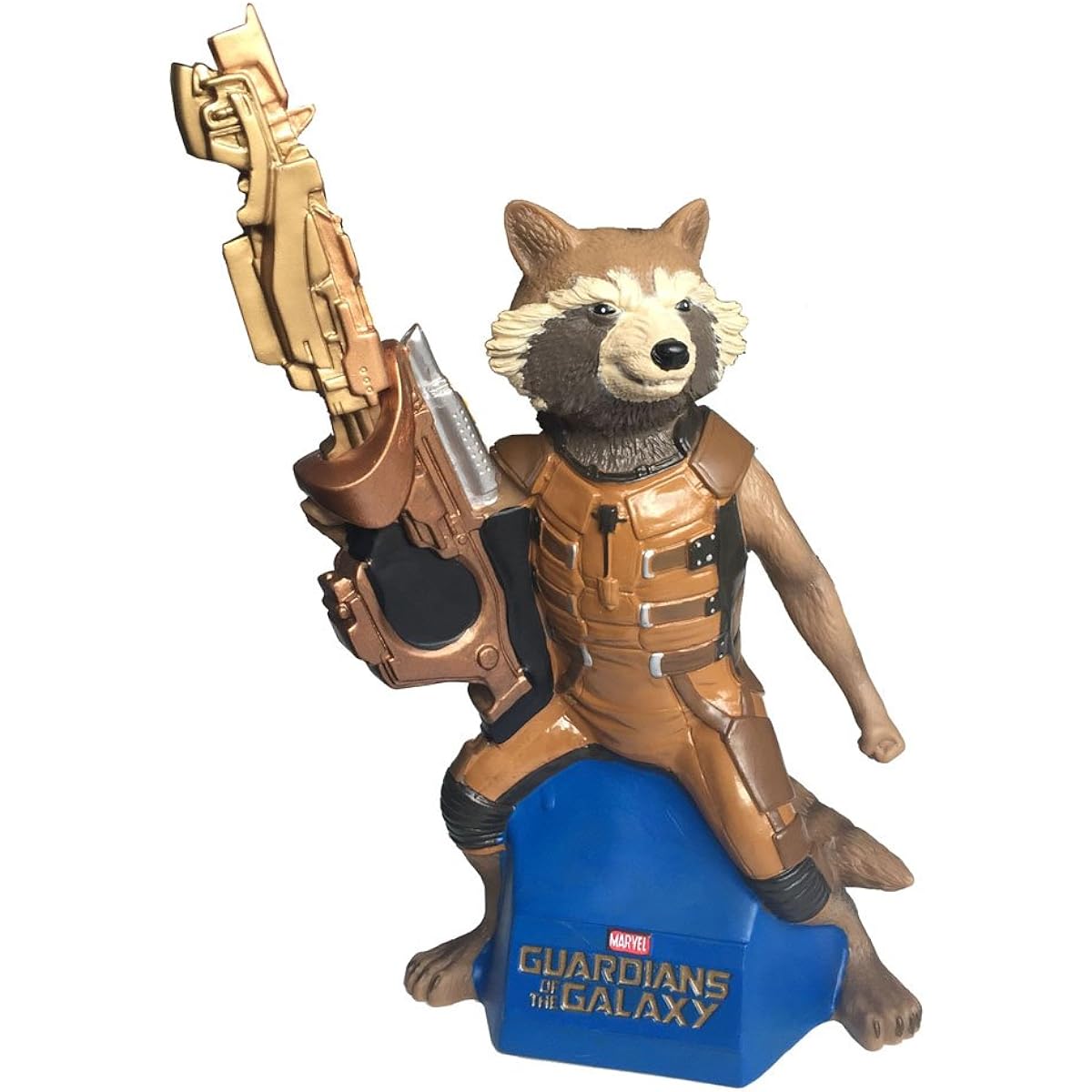 Marvel Guardians Of The Galaxy Rocket Raccoon Figural Coin Bank - Ee [Parallel Import]