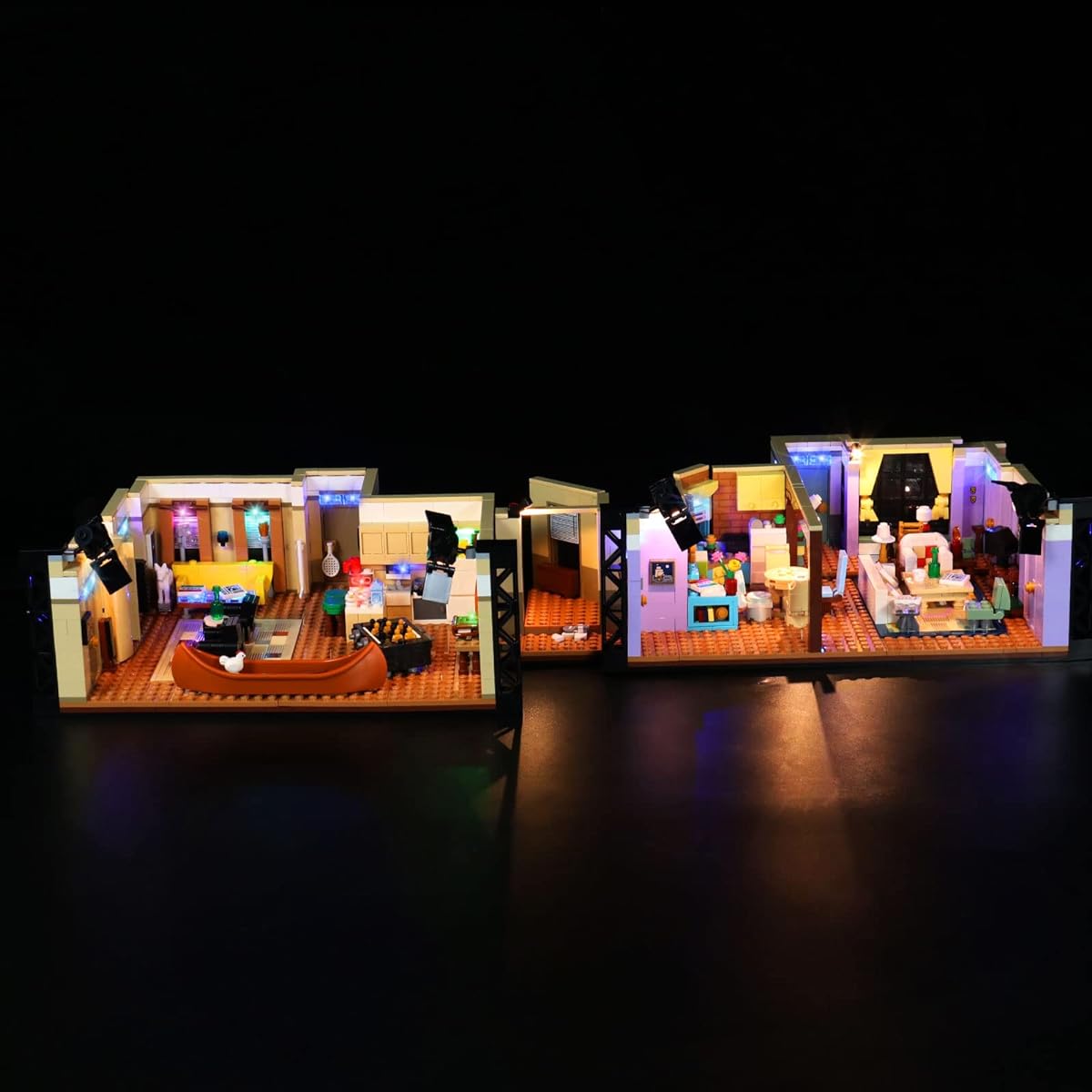 Bourvill LED Light Kit for Lego The Friends Apartments 10292 Light Set Compatible with Lego Building Blocks (Light Kit Without Model) (10292)