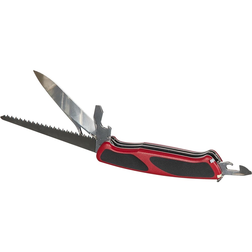 VICTORINOX Ranger All 8 Types Swiss Army Knife Multifunctional Knife Outdoor Non-Slip Handle Swiss Made Multi Tool Compact Easy to Carry Disaster Prevention Goods Jutoku Knife All Purpose Knife [Domestic Genuine Product Warranty Included]