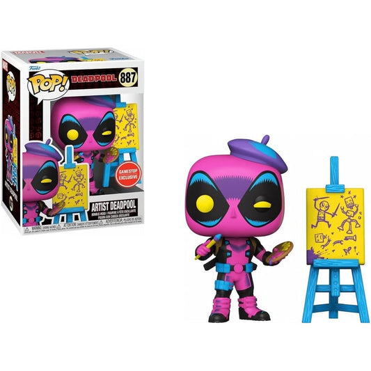 Funko POP! Bucket List Artist Deadpool 887 Exclusive Figure