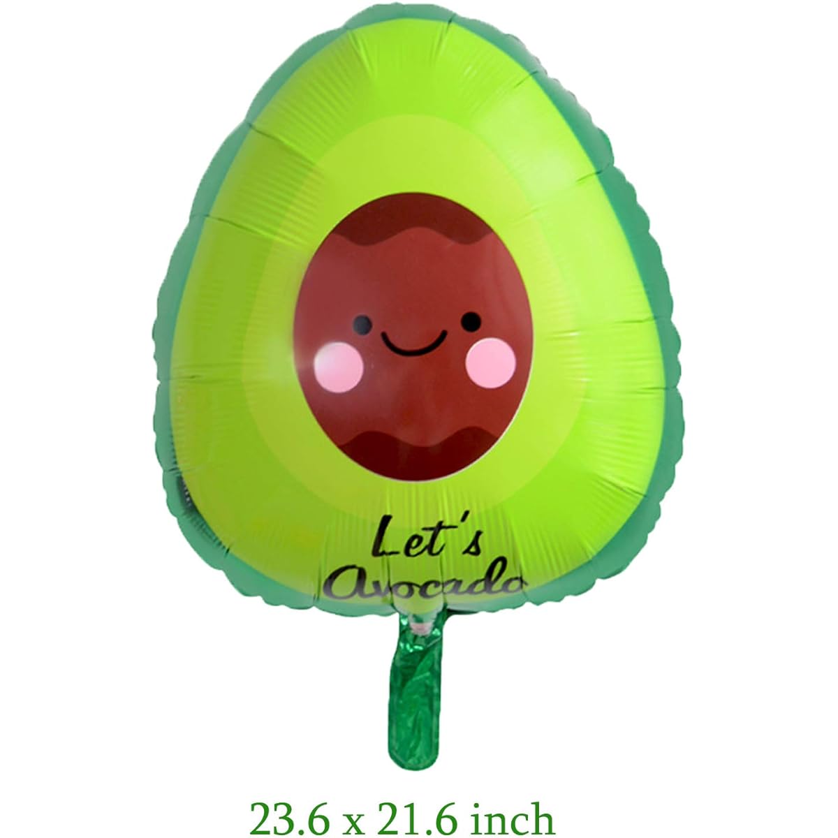 10pcs Avocado Balloons Fruit Foil Balloons Hawaiian Luau Party Balloons for Birthday/Baby Shower/Wedding/Summer Avocado Theme Mexican Fiesta Party Decorations Supplies