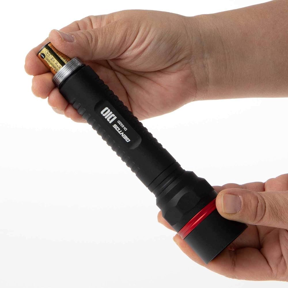 GENTOS Flashlight LED Light Battery Operated 350~400 Lumens DIO DI-032D/DI-043D