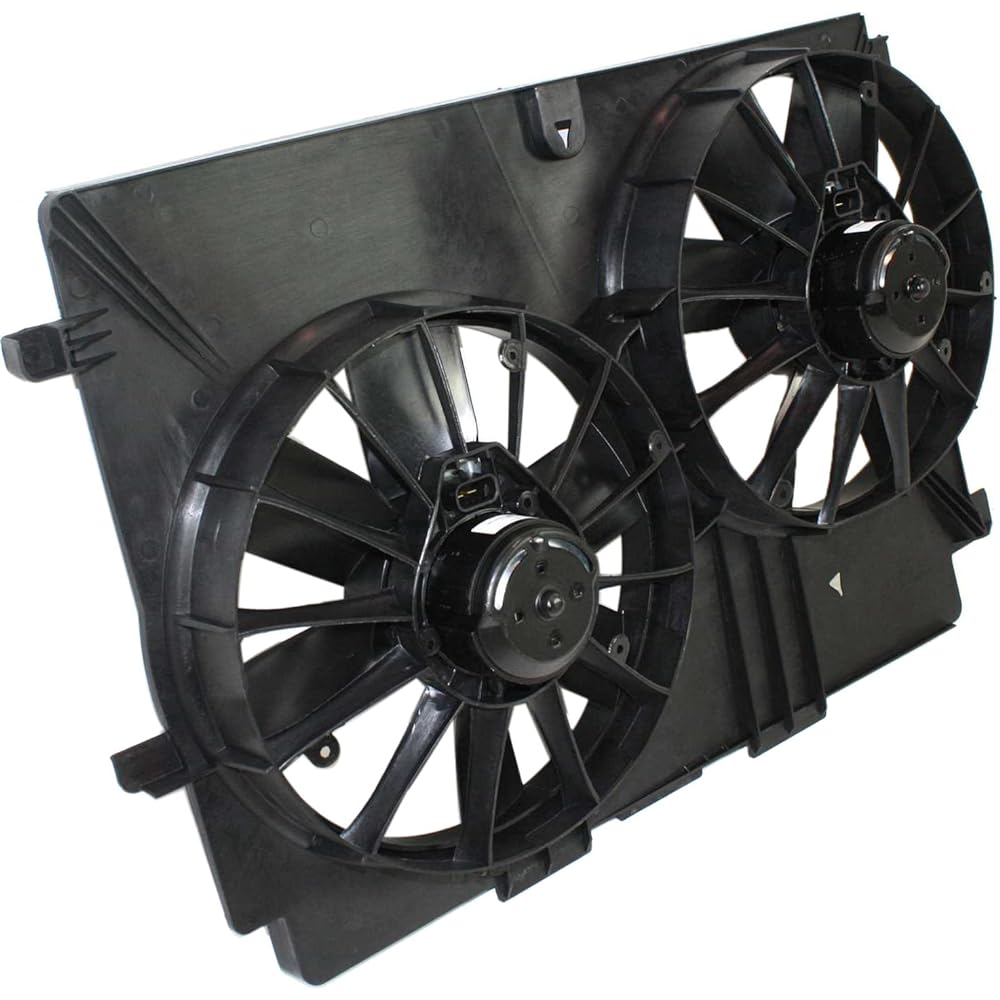 Radiator Fan Assembly for Chevrolet Camaro 98-02/Chevrolet Corvette 97-04 Dual 5.7L Engine.