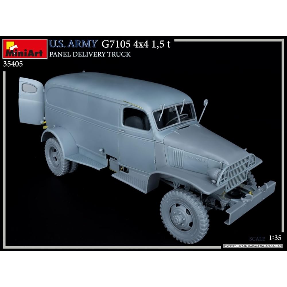 Miniart 1/35 American G7105 4x4 1.5 ton panel van plastic model MA35405