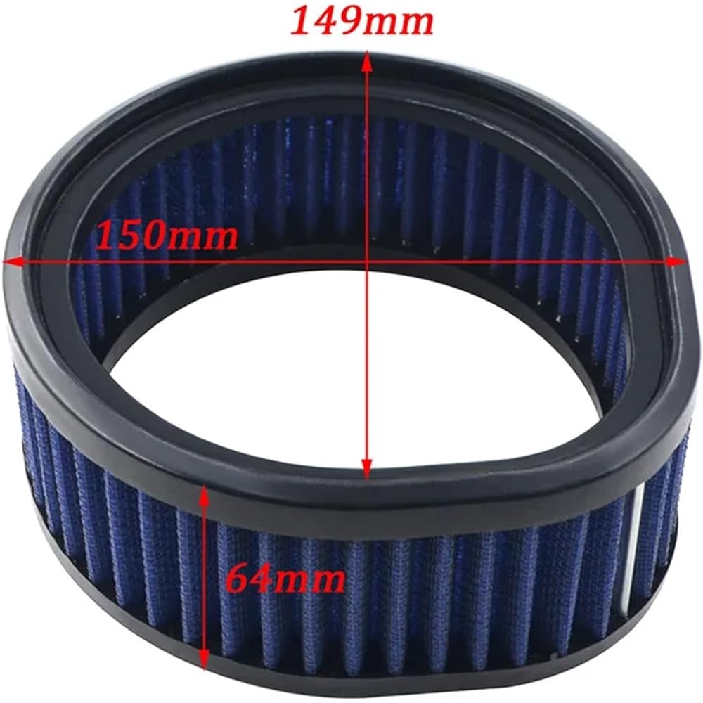 Motorcycle Air Filter H/arl-ey S&S Super E and G Series Carburetor with Teardrop Washable & Reusable 60-AF-SS-SUPER-EG-06