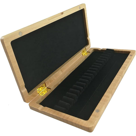 Saxophone reed case Oboe reed box Original wood color maple reed box Storage