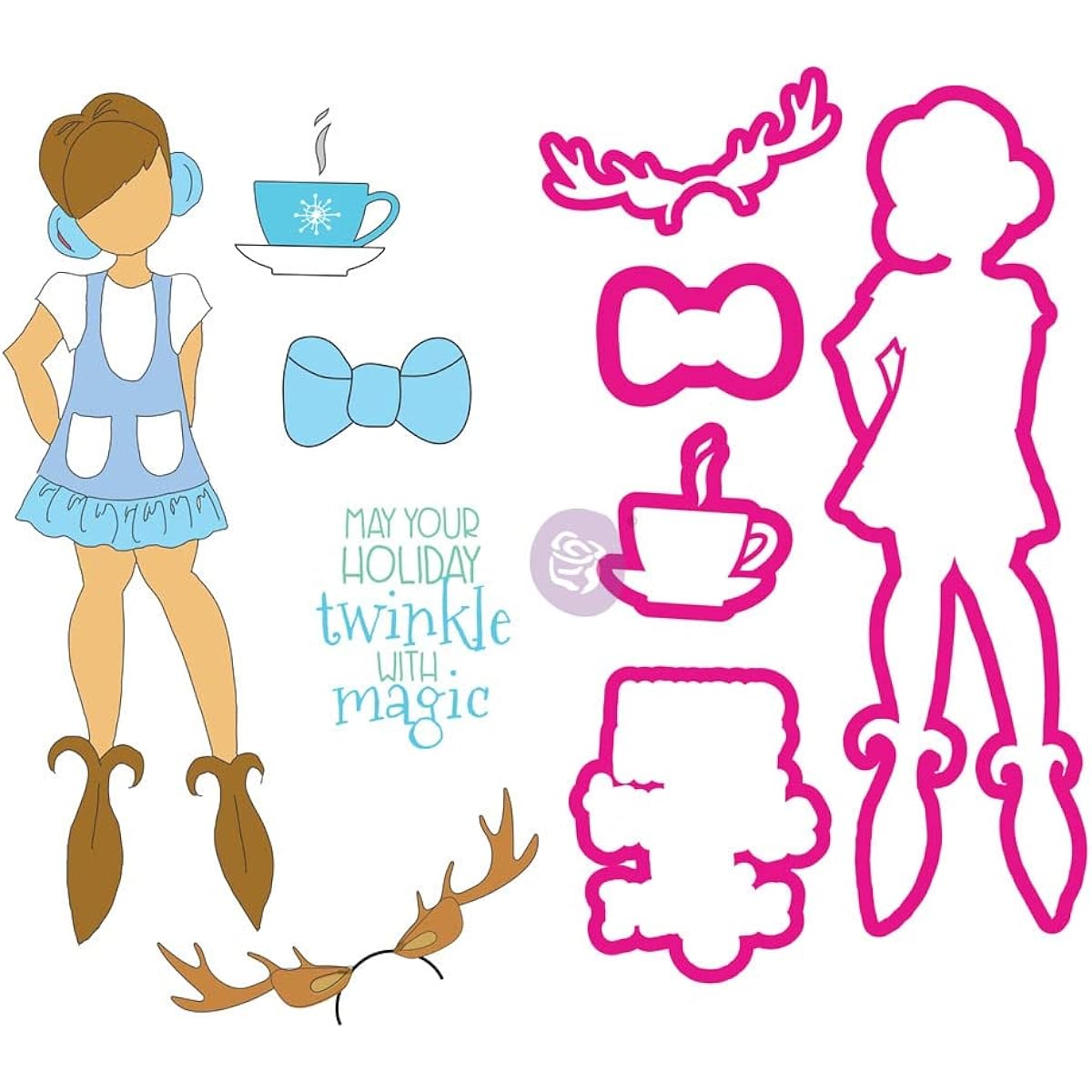 Julie Nutting Stamp & Die Set-Twinkle