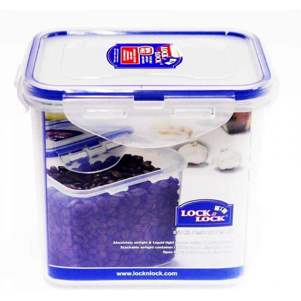 Lock&Lock Food Container Tall HPL808 3.5 Cup 29oz 4 Pack