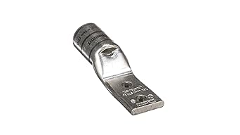 Panduit Domestic Genuine Copper Compression Terminal 2 Holes Standard Barrel with Hole for Confirming Wire Insertion Narrow Mounting Plate 750kcmil Mounting Hole 10.4mm Mounting Hole Spacing 25.4mm Pack of 6 LCDN750-38D-6