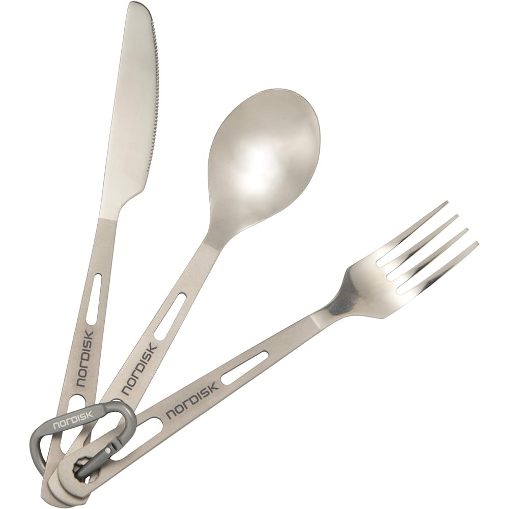 NORDISK Outdoor Cutlery Set Titanium Titan Cutlery 16cm [Genuine Japanese Product]