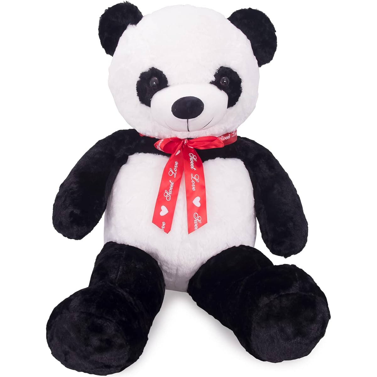 LOVOUS Super Soft Giant Stuffed Animal Panda Bear Plush Toy Gift for Kids 3.3 Feet (39 Inches)