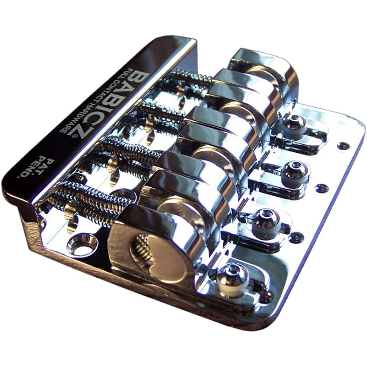 Babicz FCH4CHP Full Contact Hardware, 4-String Bass Bridge, Chrome