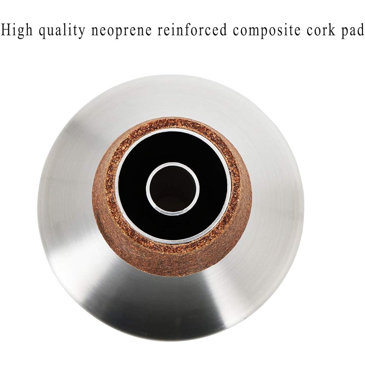 Eastrock Traditional Wah-Wah Mute Extension Tube for Trumpet, Silver