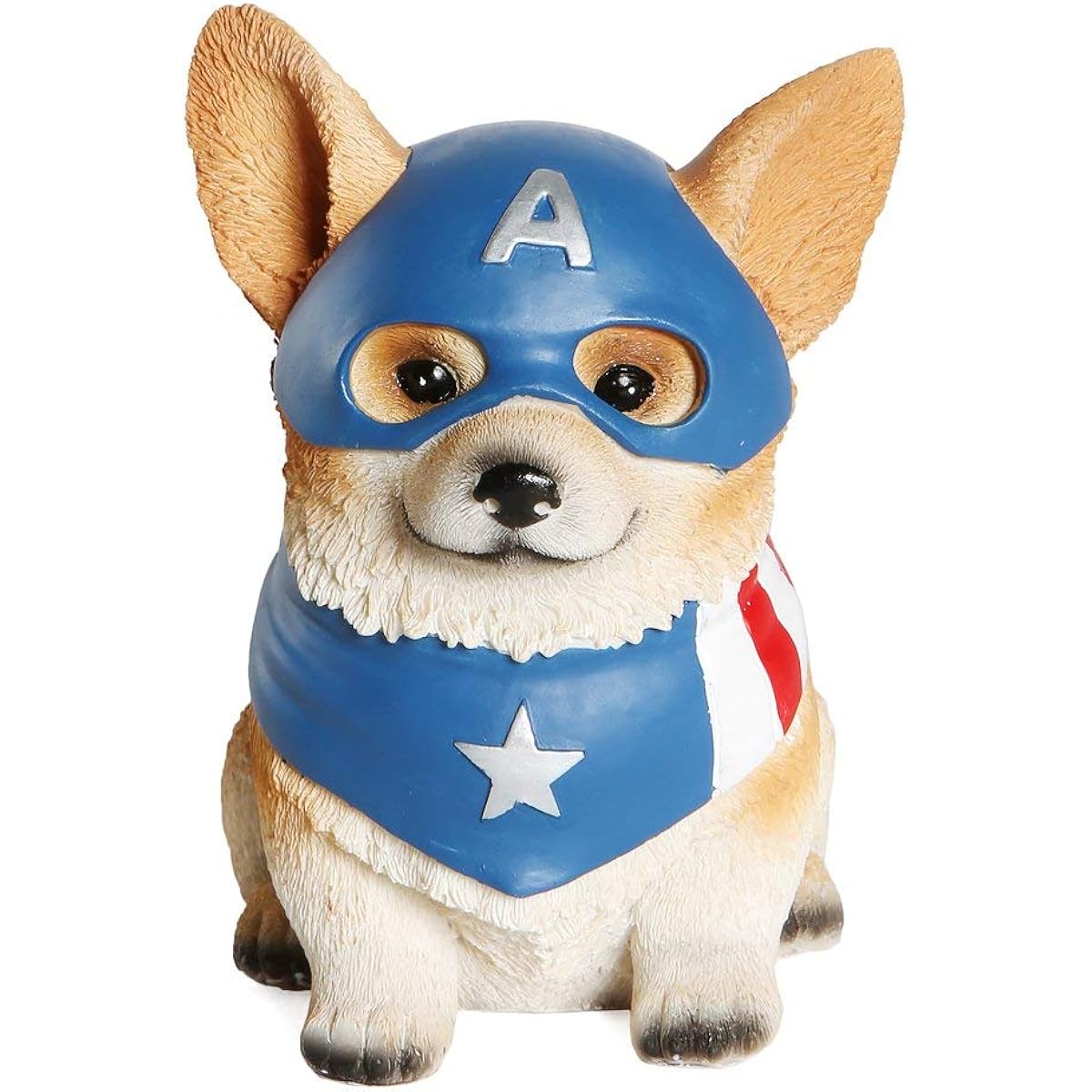Nayothecorgi – Dog Avengers Dog Costume Theme Piggy Bank Car Decoration (Corgi Piggy Bank)