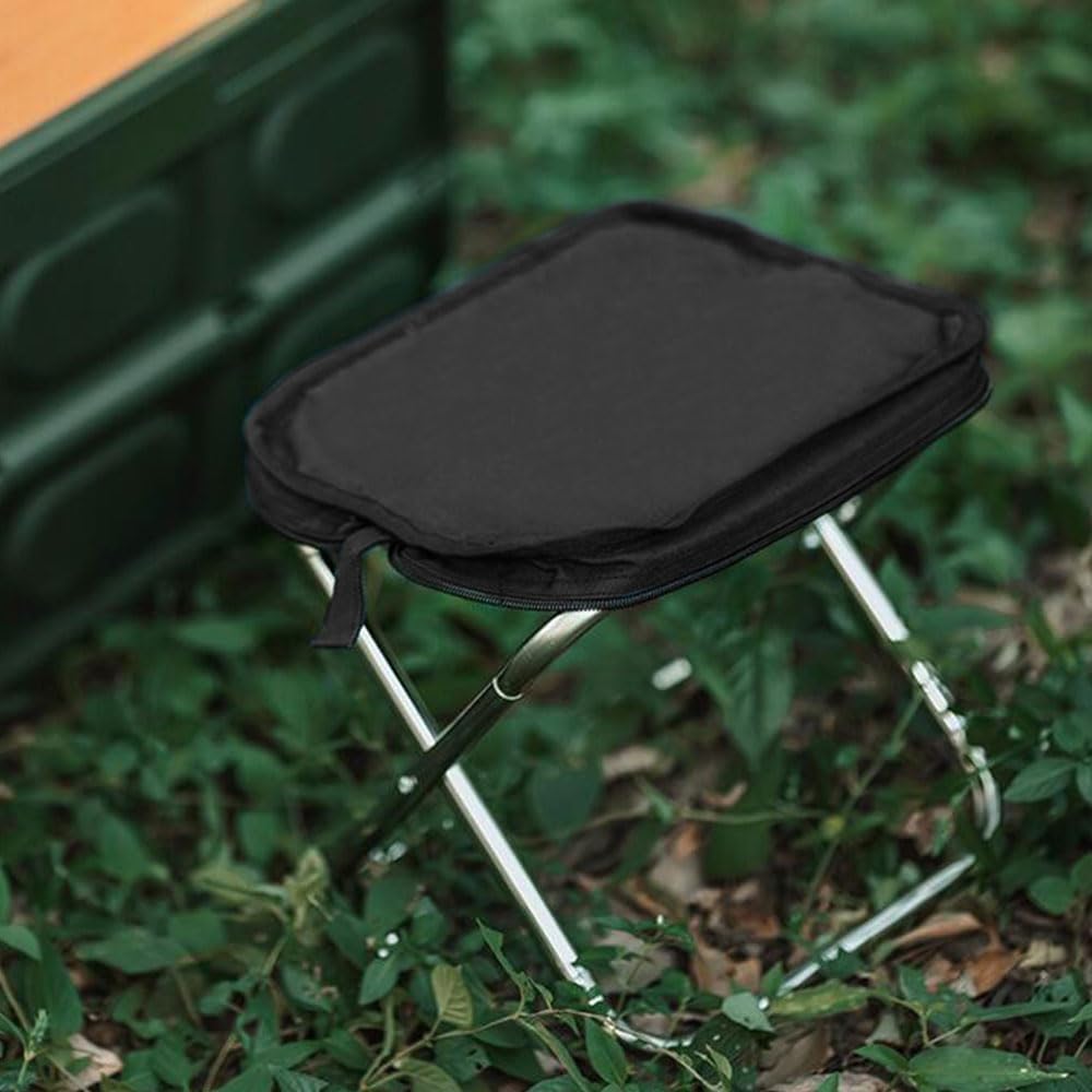 Folding Chair Stainless Steel Folding Chair Outdoor Folding Chair Compact Camping Chair Compact Chair Lightweight Portable Outdoor Low Chair Climbing Camping Fishing