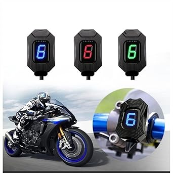 Speed Display Meter Gear Indicator Motorcycle For Yamaha YZF-R1 R6/Fzh150 Fzn150 Xt660 Fz-16 FZ-S Fz1 Xvs950A Midnight Star Fz8 Fz6r Xv1900a 6 Lights