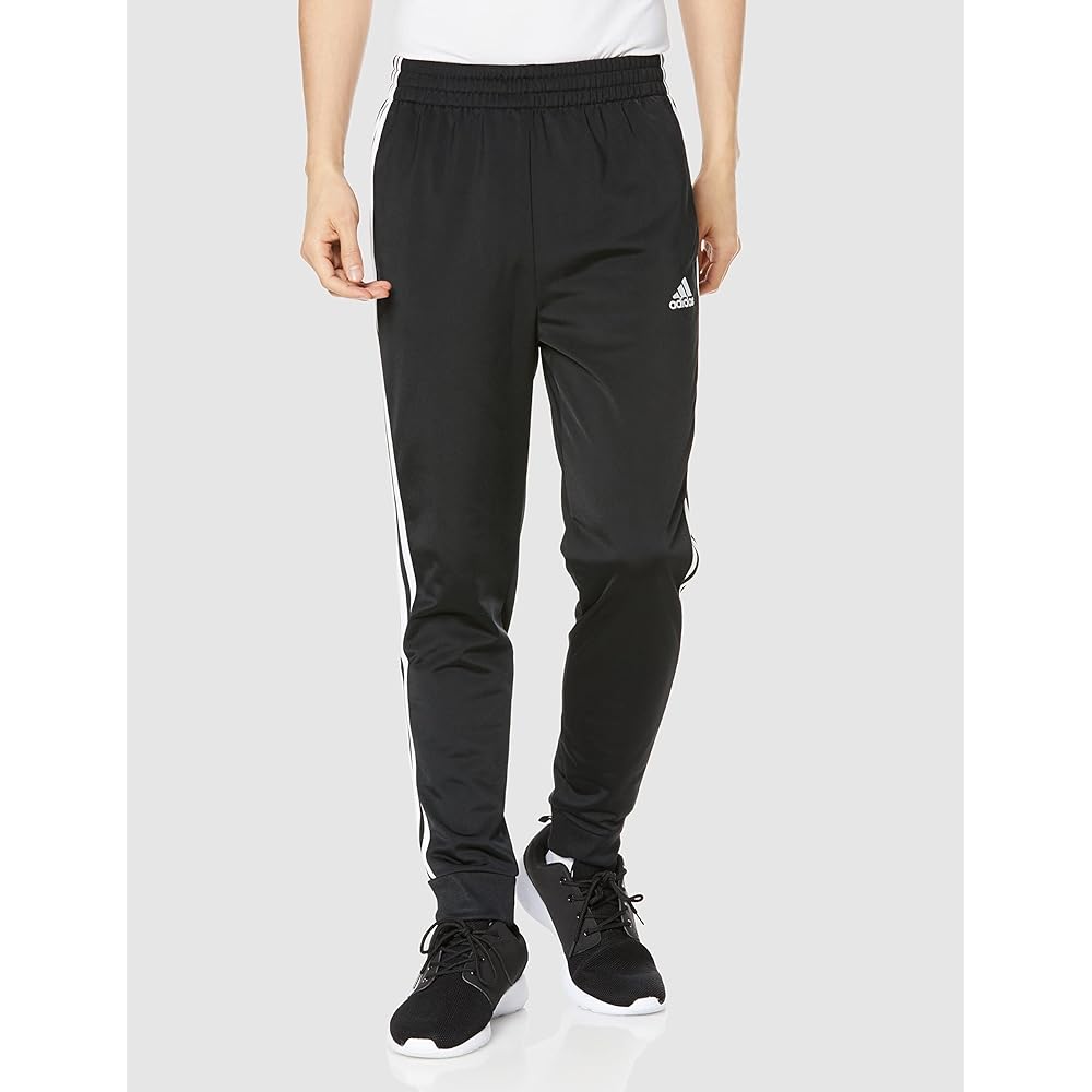 [Adidas] Jersey Top and Bottom Set Essentials 3 Stripes Tracksuit Men's
