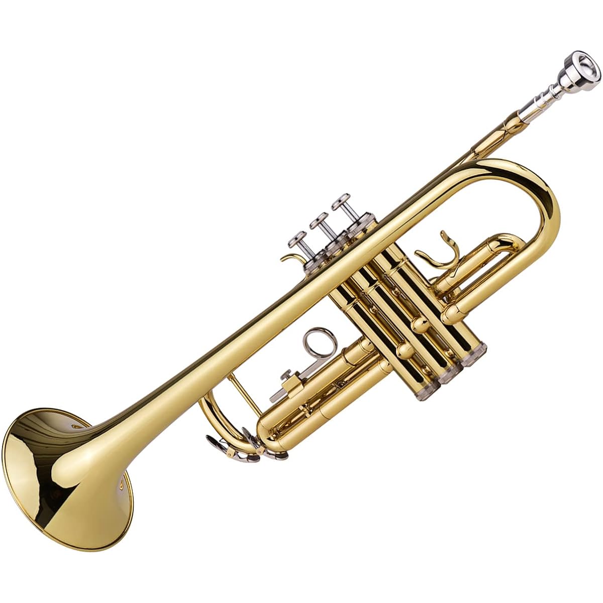summina Trumpet Bb B flat brass with exquisite mouthpiece glove