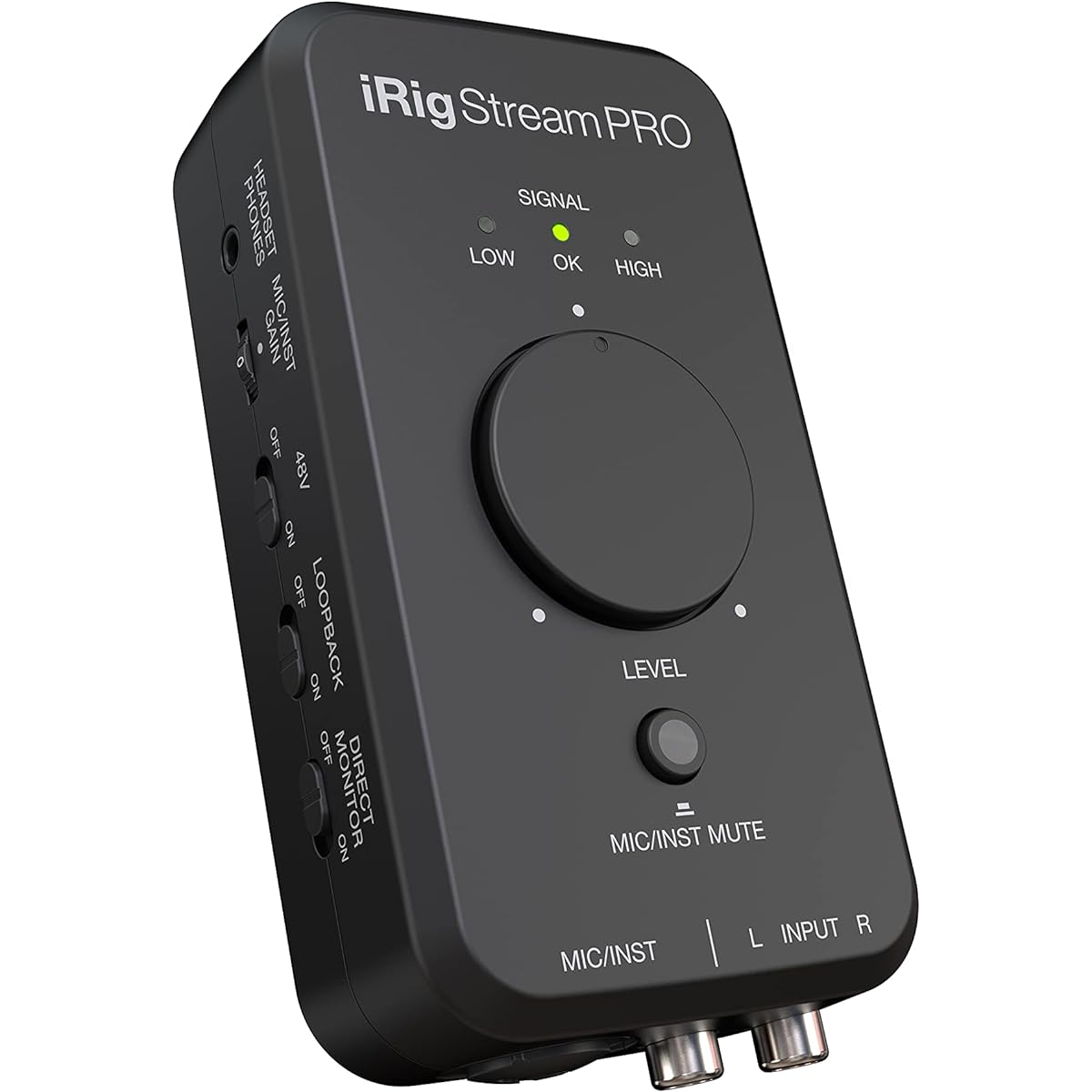 IK Multimedia iRig Stream Pro | Streaming audio interface, inline multi-input mixer, and everything you need for professional quality streaming in the palm of your hand.