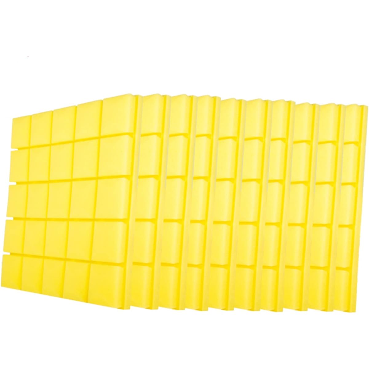 10 Pieces Soundproof Studio Foam, 2 Inch Thick Soundproof Foam Panel Tiles, Soundproof Pads for Home, Studio, Office (B 50*50*5CM) (A 50*50*5CM)